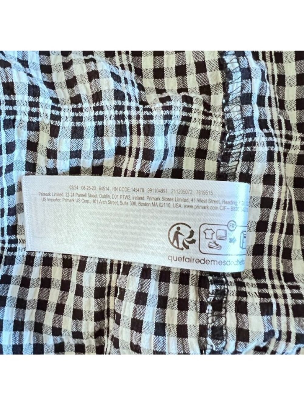 Coquette Womens 12 B&W Gingham Tiered Maxi Dress Cottagecore Milkmaid Feminine - Picture 8 of 15